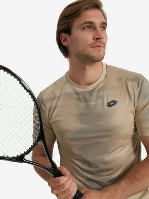 Футболка мужская Lotto Tech, коричневый, арт. 220460L0W-7RG