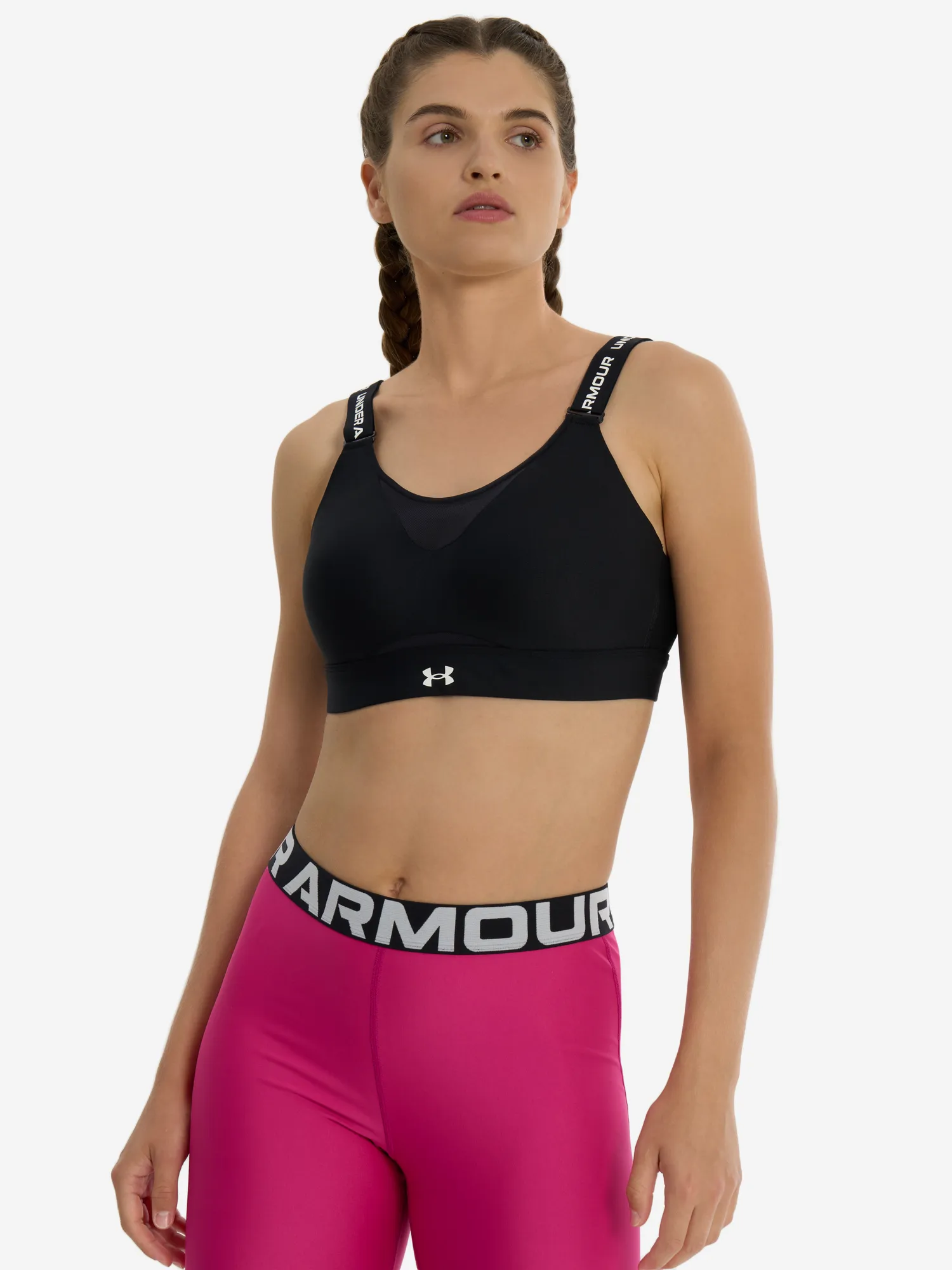 Топ бра спортивный Under Armour Infinity, черный, арт. 1384112u0f-001