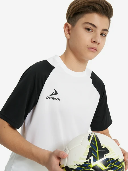 Футболка для мальчиков Demix Playmaker, белый, арт. 26121