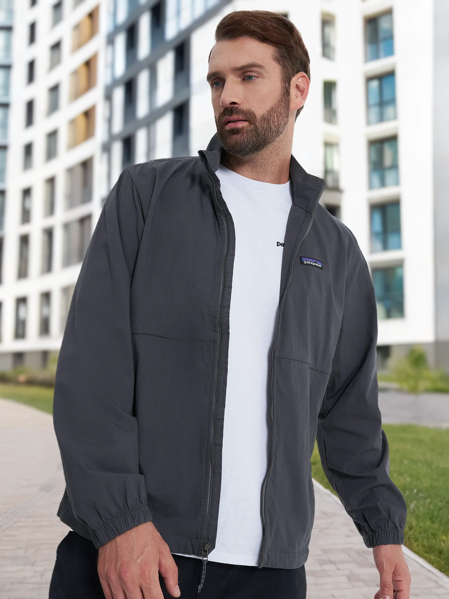 Легкая куртка мужская Patagonia Nomader, серый, арт. 26855p3a-fge