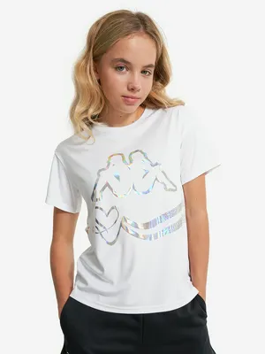 Футболка для девочек Kappa, белый, арт. 26125