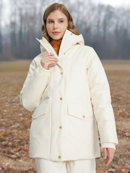 Пуховик женский Cordillero, бежевый, арт. 26280