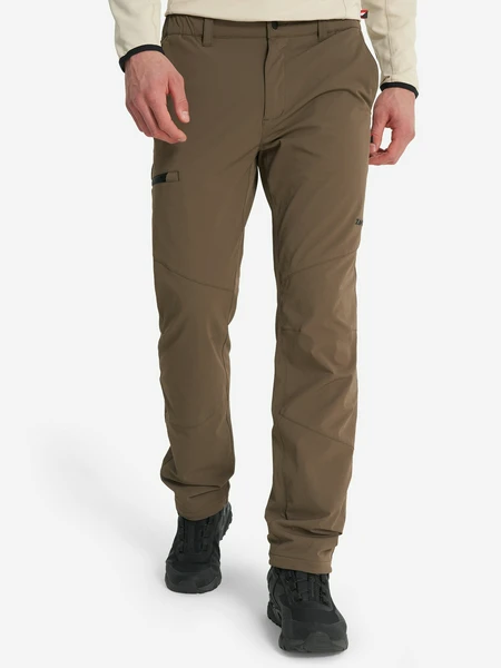 Брюки утепленные мужские Zanier, коричневый, арт. 26310