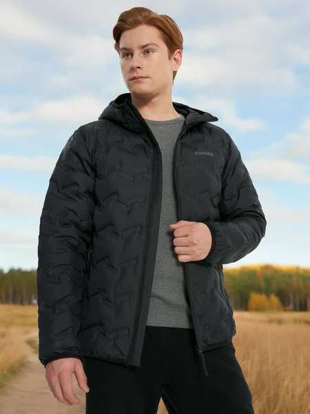 Пуховик мужской Zanier, черный, арт. 26312
