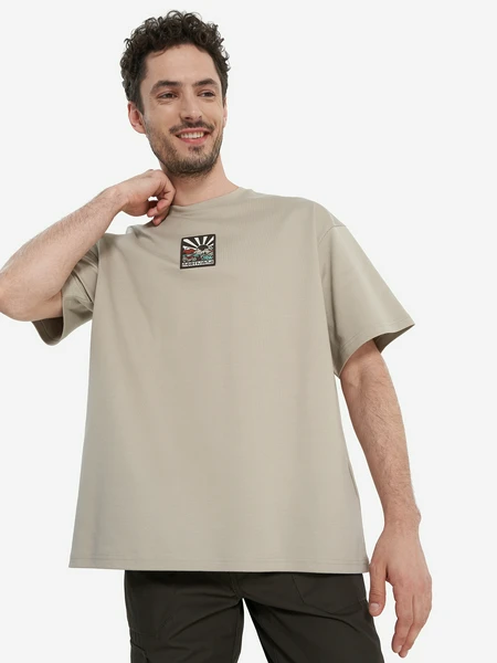 Футболка мужская оверсайз Northland, бежевый, арт. 26325