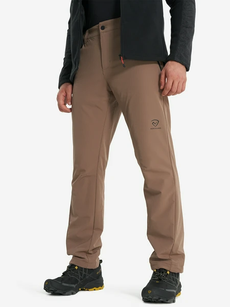 Брюки утепленные мужские Northland, коричневый, арт. 26333