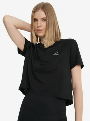 Футболка женская Demix, черный, арт. 129795DMX-B2