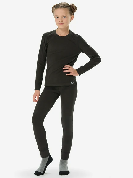 Комплект термобелья для девочек, черный, арт. 26351