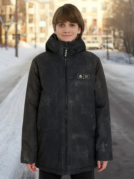 Куртка утепленная для мальчиков Kappa, черный, арт. 26369