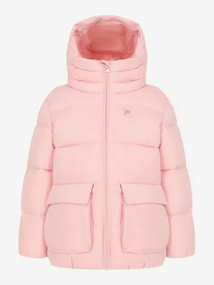Пуховик для девочек FILA, розовый, арт. 137909FLA-X0