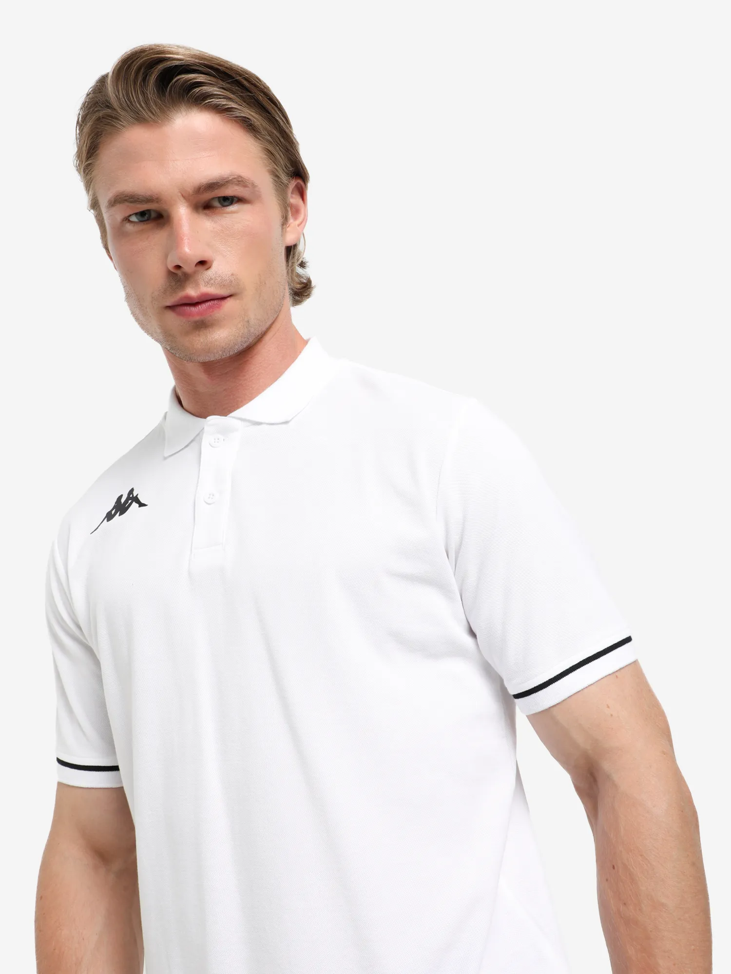 Поло мужское Kappa, белый, арт. 321327wkap-a05