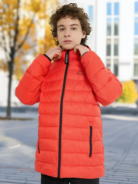 Пуховик Kappa для мальчиков, красный, арт. 134384kap-r2