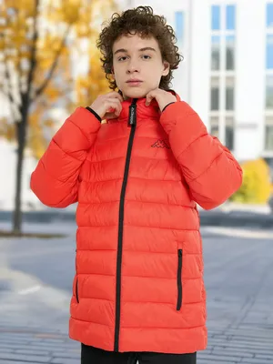 Пуховик Kappa для мальчиков, красный, арт. 134384KAP-R2