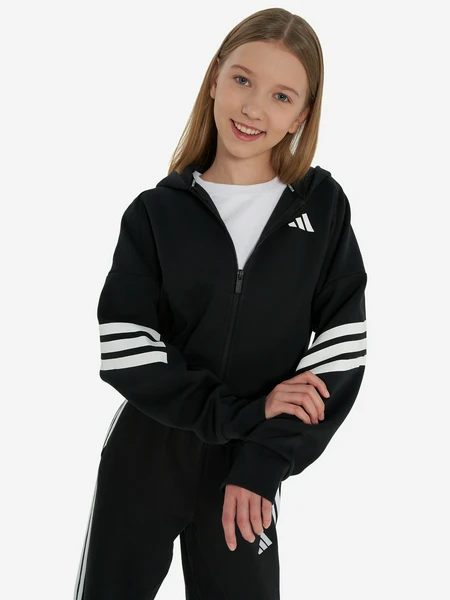 Толстовка для девочек Adidas, черный, арт. jj4847a01-.