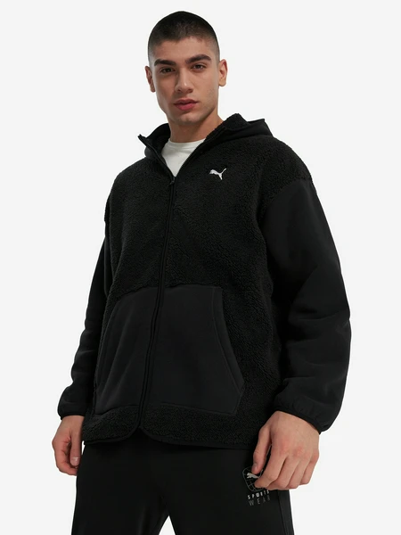 Джемпер флисовый PUMA Ess Elevated, черный, арт. 688260p0p-01