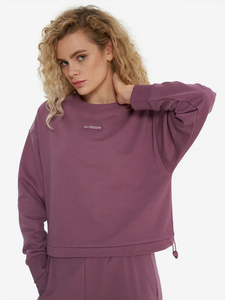 Свитшот женский Kappa, фиолетовый, арт. 140738kap-x3