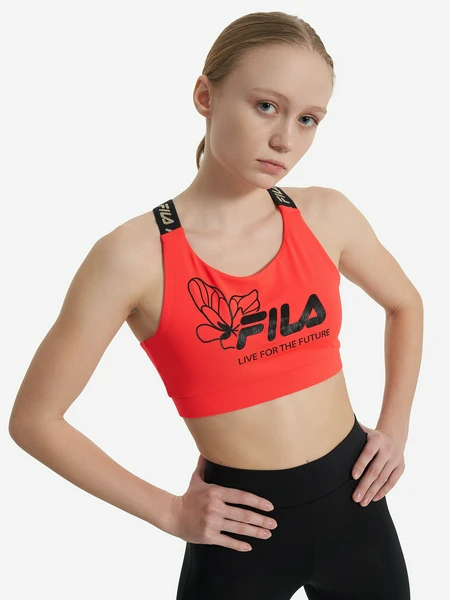 Топ бра спортивный для девочек FILA, розовый, арт. 26511