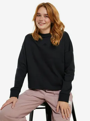 Свитшот женский Kappa, черный, арт. 126139KAP-99