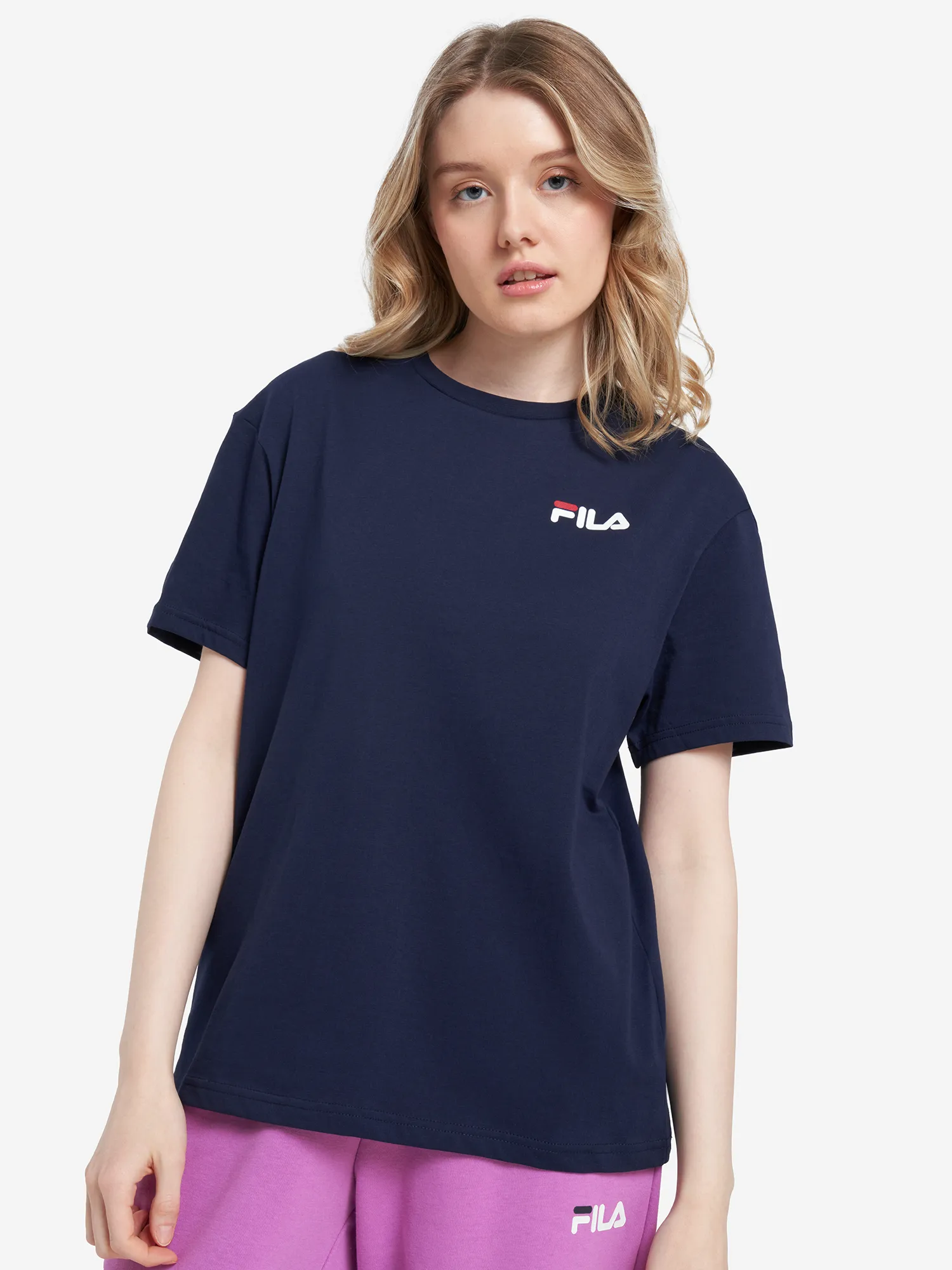 Футболка женская FILA, синий, арт. 125658fla-z4