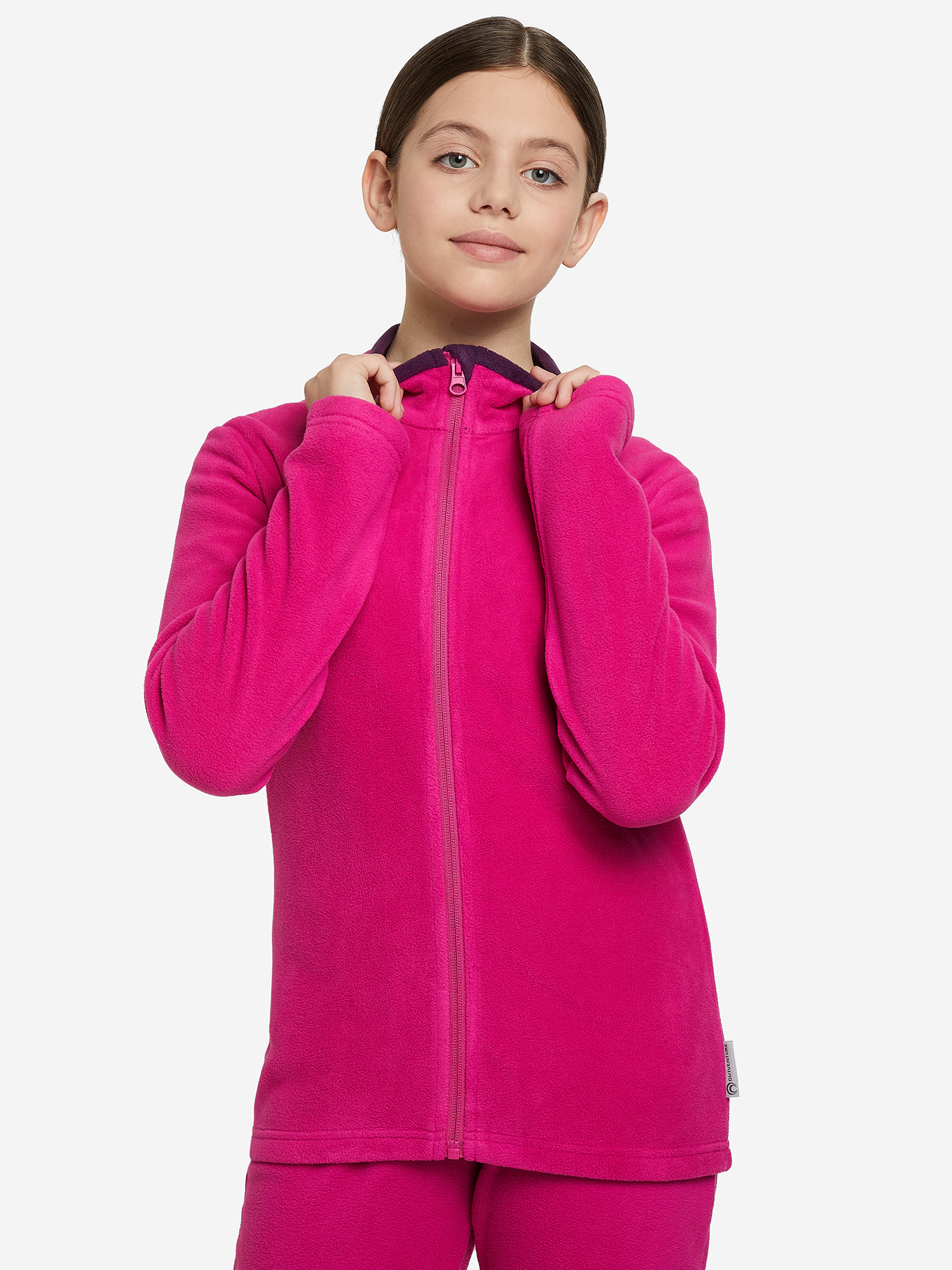 Джемпер флисовый для девочек Outventure, розовый, арт. 103194out-82