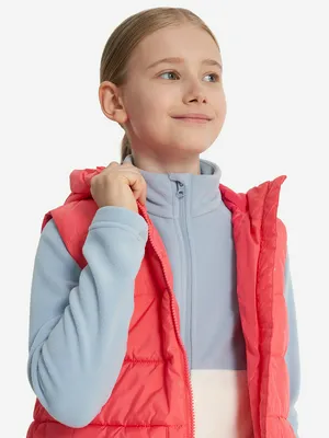 Жилет утепленный для девочек Outventure, розовый, арт. 26559