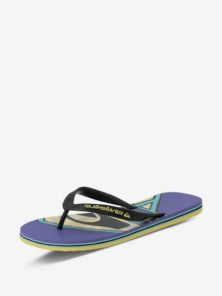 Шлепанцы Quiksilver Molokai Core, синий, арт. aqyl101427q02-dsp
