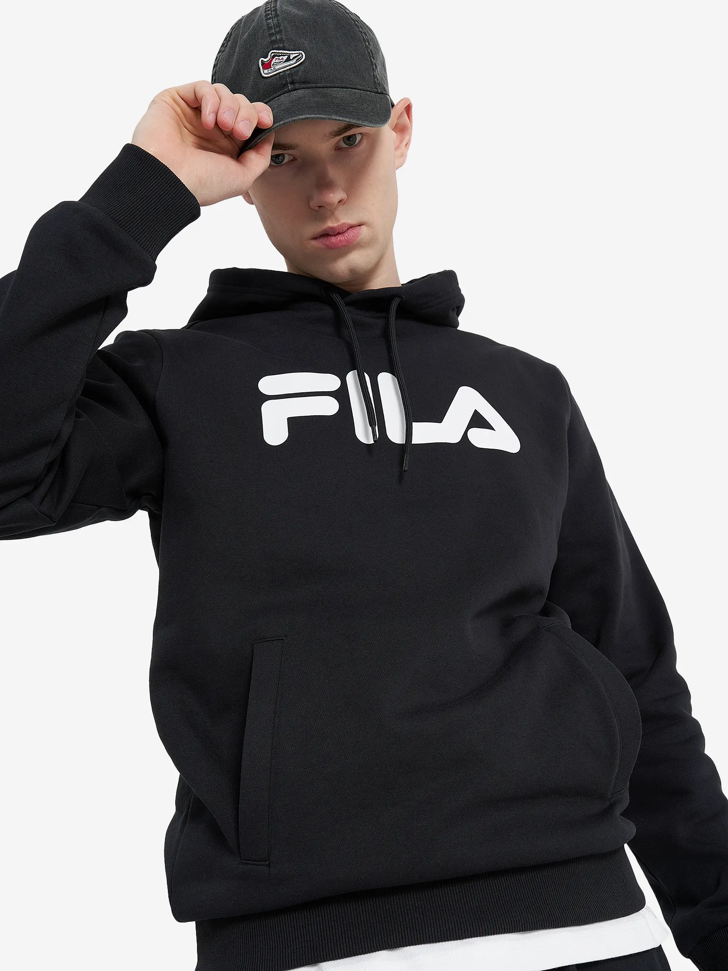 Худи FILA Essentials, черный, арт. 129398fla-99