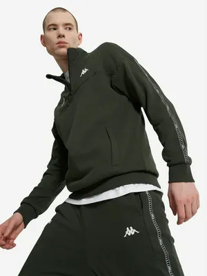 Толстовка мужская Kappa, зеленый, арт. 26635