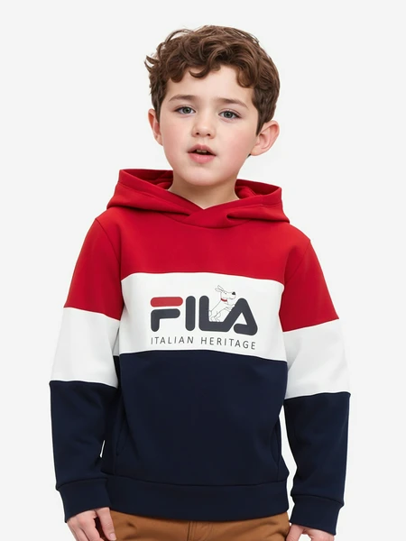 Худи для мальчиков FILA, синий, арт. 134608fla-mh