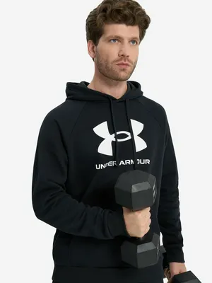 Худи Under Armour Rival Fleece, черный, арт. 1379758u0f-001