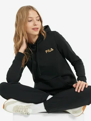Худи женское FILA, черный, арт. 134014FLA-99