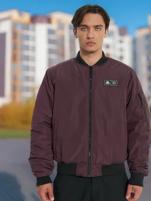 Мужской утепленный бомбер Kappa, красный, арт. 130048