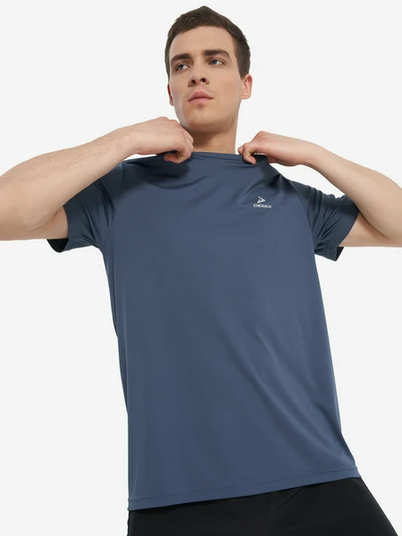 Футболка мужская Demix, синий, арт. 26689