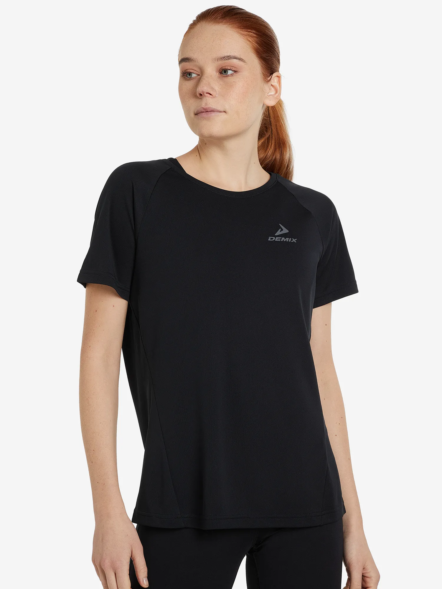 Футболка женская Demix, черный, арт. 122260dmx-99