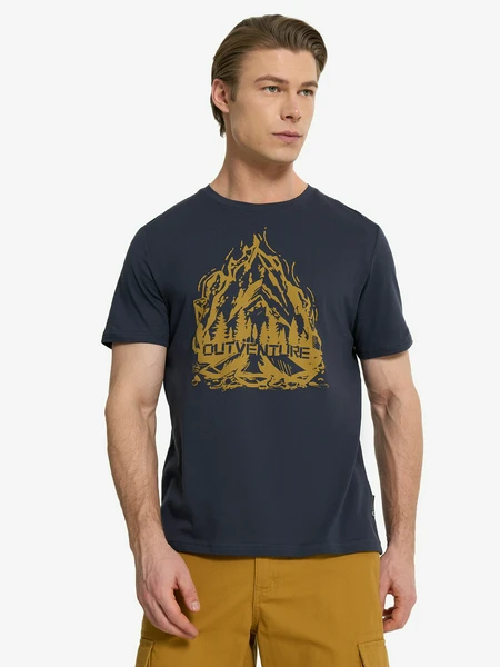 Футболка мужская Outventure, синий, арт. 134559out-z4