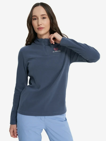 Джемпер флисовый женский Glissade, синий, арт. 138688gsd-z2