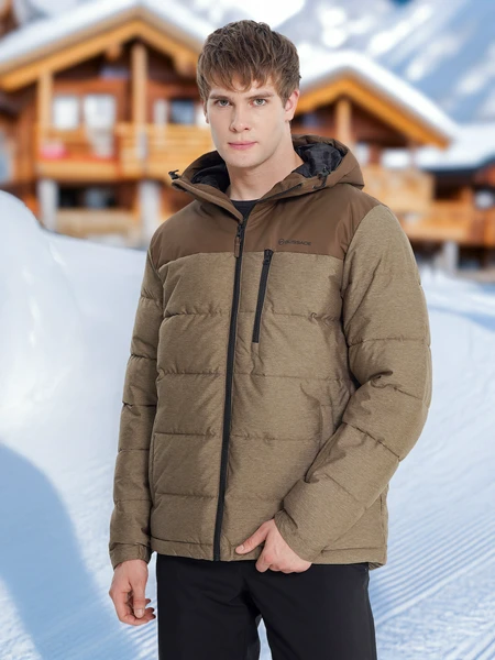 Пуховик Glissade, бежевый, арт. 138612gsd-cf