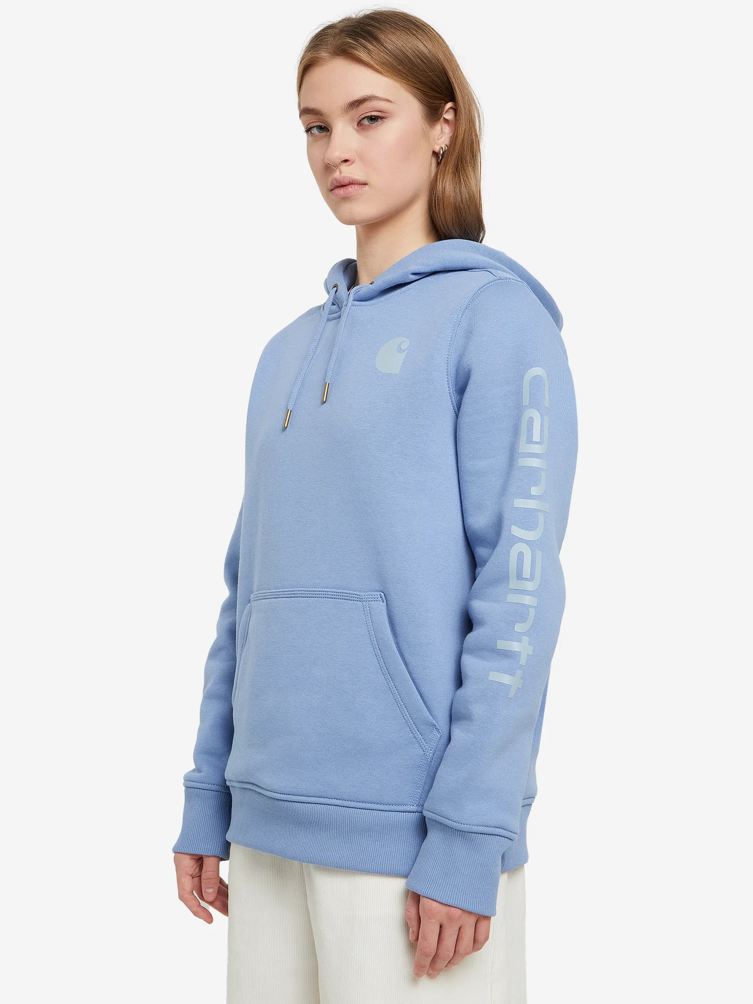 Худи женское Carhartt, голубой, арт. 102791c2h-hd0
