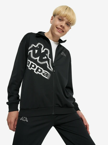 Толстовка для мальчиков Kappa, черный, арт. 137575kap-99