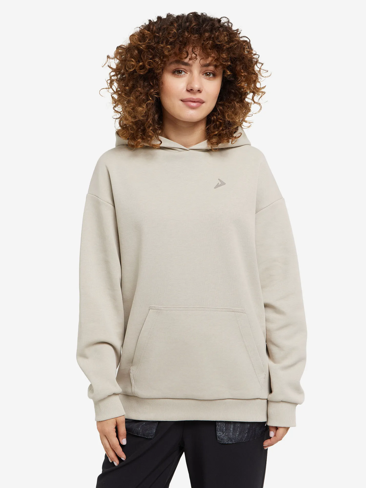 Худи женское оверсайз, бежевый, арт. 125179dmx-t0