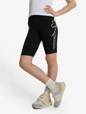 Велосипедки для девочек Kappa, черный, арт. 137549KAP-99