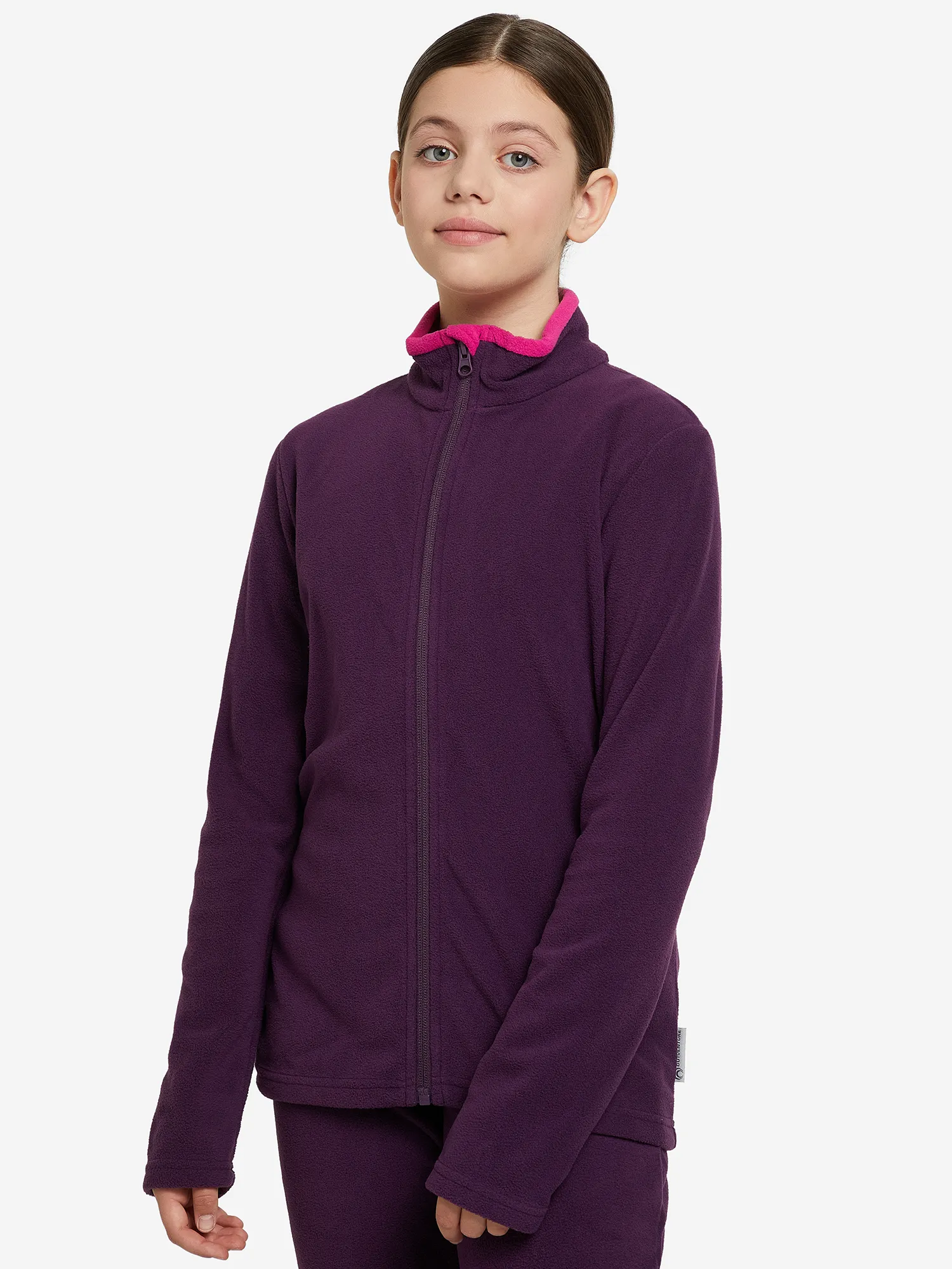 Джемпер флисовый для девочек Outventure, фиолетовый, арт. 26808