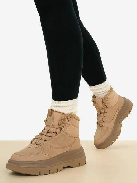 Ботинки утепленные женские Kappa Bonno Mid, коричневый, арт. 130432kap-t2