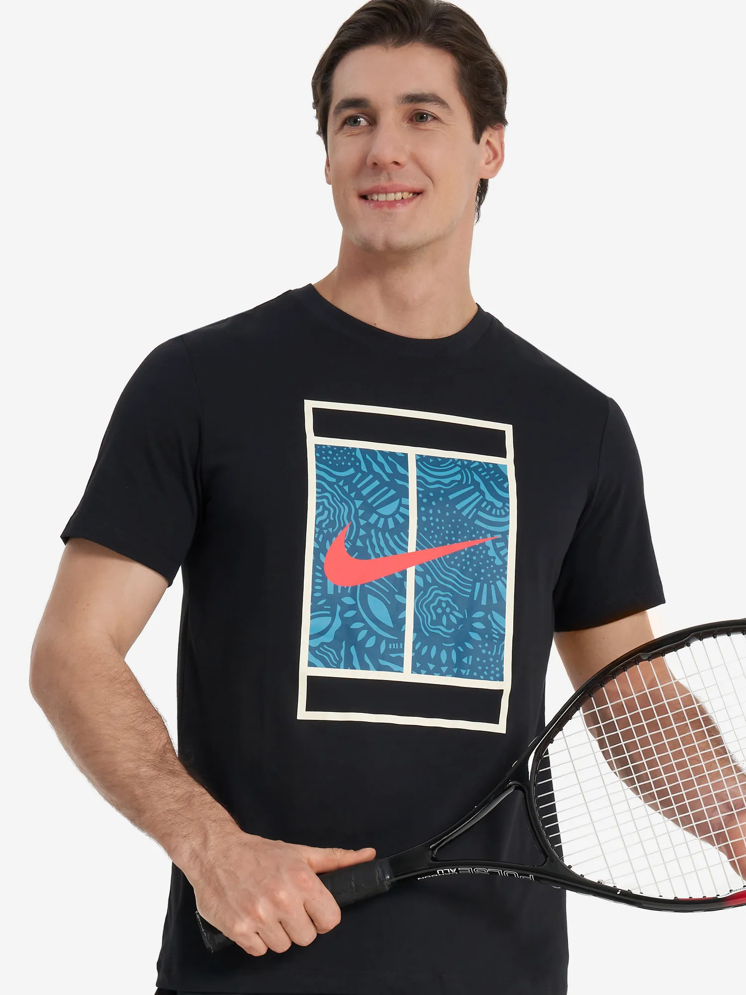 Футболка Nike Court, черный, арт. fj1502n06-010