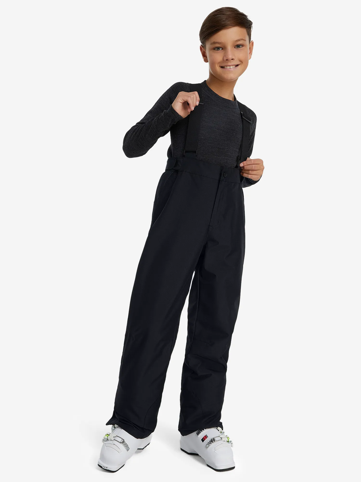 Брюки утепленные для мальчиков Glissade, черный, арт. 124453gsd-99