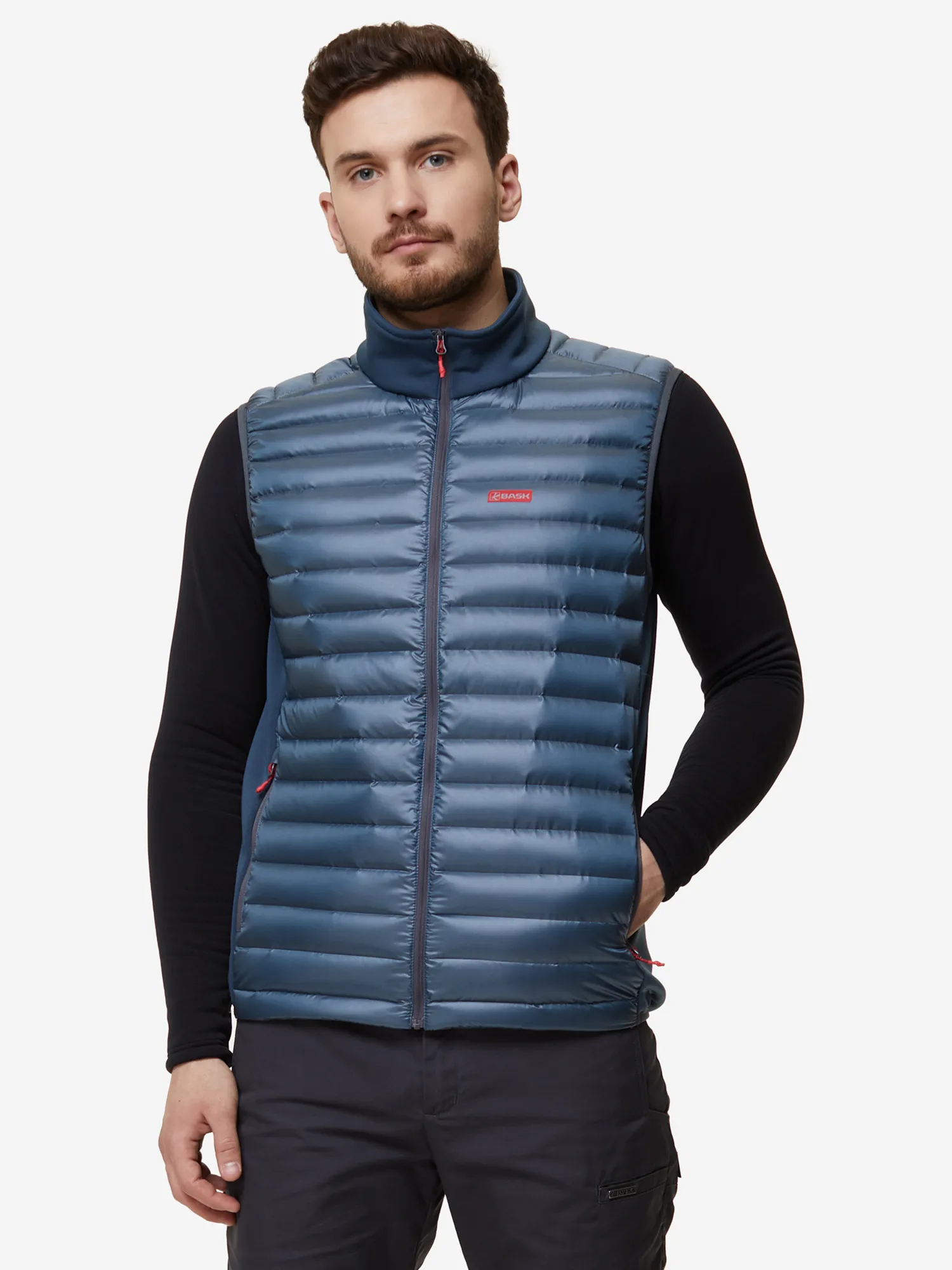 Жилет пуховый мужской Bask Chamonix Light Vest, синий, арт. 19032bsk-9378