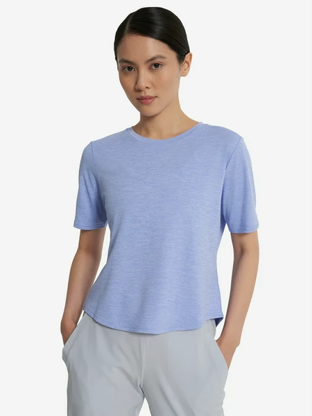 Футболка женская Mountain Hardwear Sunblocker Short Sleeve, синий, арт. 2067781mhw-536