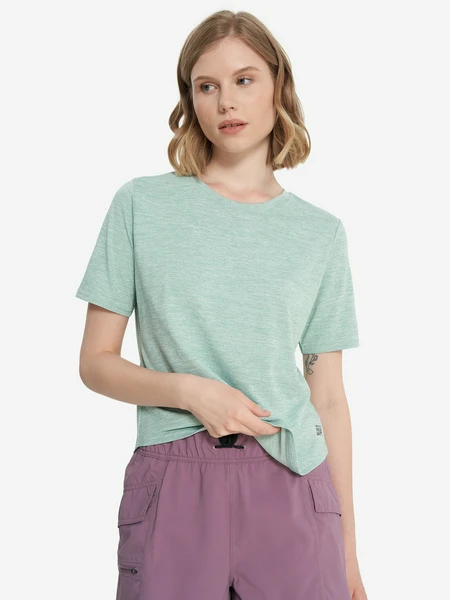 Футболка Mountain Hardwear Sunblocker Short Sleeve, зеленый, арт. 2067781mhw-335