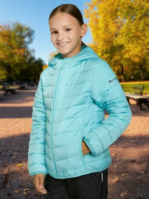Куртка утепленная для девочек Outventure, голубой, арт. 126615OUT-N1