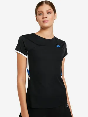 Футболка женская Lotto Squadra, черный, арт. 218795L0W-1CL